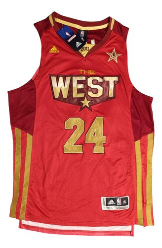 Jersey All-star Kobe 2011 Triple Bordado La