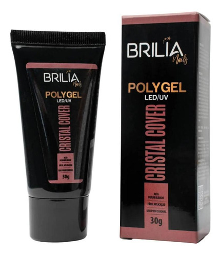 Brilia Nail Polygel Cristal Cover 30g