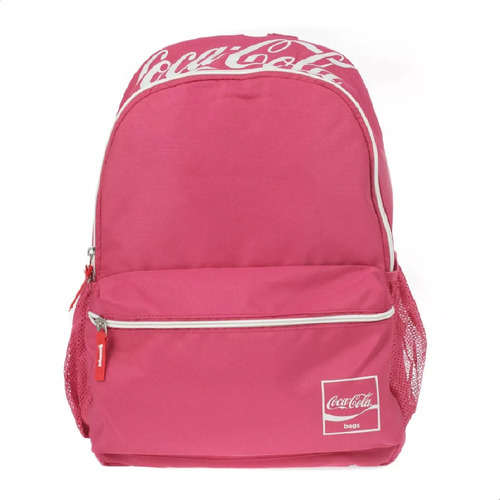 Mochila Bolsa Grande Escolar Coca Cola Original Envio Já