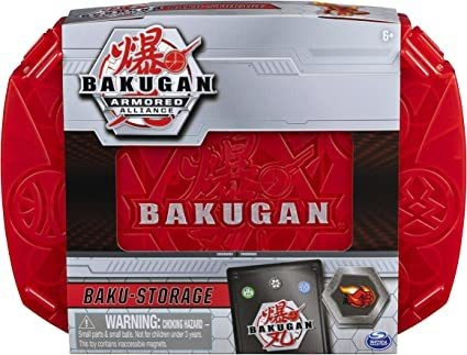 Bakugan, Bakú - Estuche De Almacenamiento Con Figura De