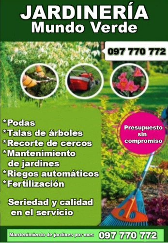 Jardinero A Domicilio, Mantenimiento De Jardines 