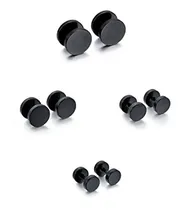 Comprar 2 Piercing Falso Expansor De Acero Quirurgico Medida Y Color A Eleccion Fake Plug  Aros Hombre Mujer Unisex