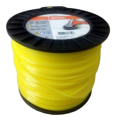 Fio De Nylon Quadrado 3,0mm Stihl Rolo Com 312 Mts. Original