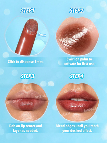 Sheglam Preenchedor Labial Pout-perfect Shine-in Bloom