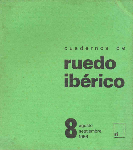 N° 8 Cuadernos De Ruedo Iberico  - Vv.aa