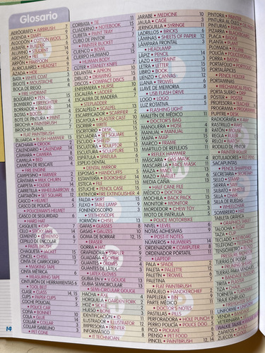 200 Palabras Básicas: Oficios Inglés/ Español Tapa Dura