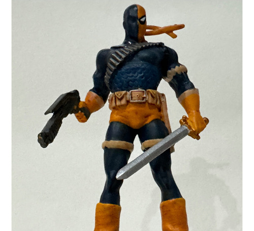 Eaglemoss Figura Muñeco Plomo Dc Deathstroke #27