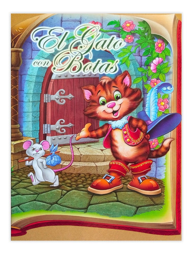 Cuento El Gato Con Botas | Clásico Infantil A Full Color