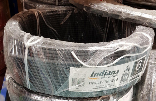 Cable Indiana Thw Calibre 6 (rollo C/100 Mts).