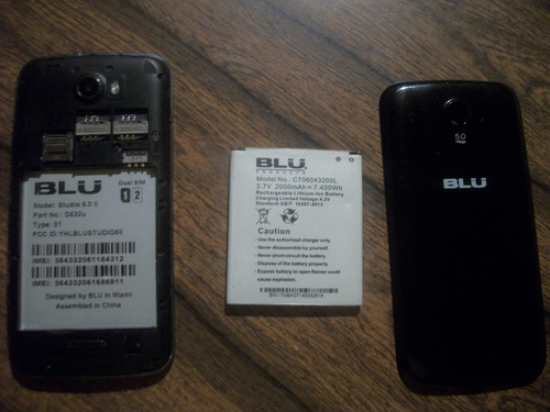 Blu Studio 5.0 Ii D532u-tarjeta Logica Dañada Para Repuesto
