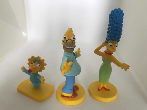 Abuelo Y Nieta Los Simpsons Maggie Y Marge Mama Y Hija Trio (Usado)