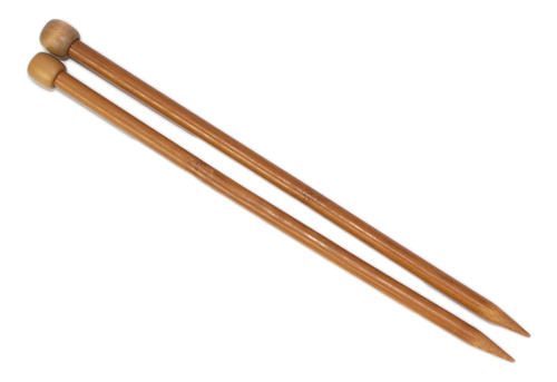 Agujas De Tejido De Bambú Recta Us 15 Tamaño 10 Mm De Madera
