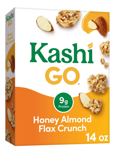 Kashi Go Cold Breakfast Cereal, Proteina Vegetariana, Cereal
