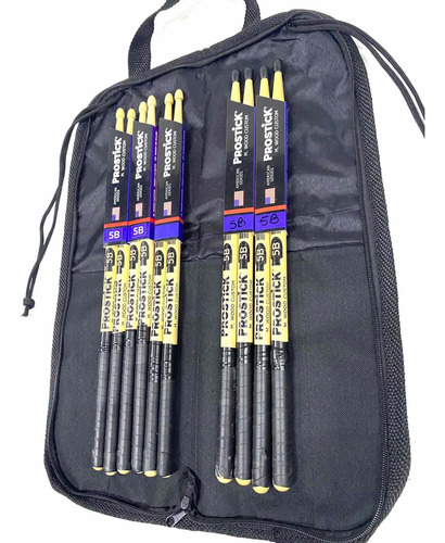 Kit Baqueta 3 Par 5b M+2 Par 5b N Prostick Usa+bag
