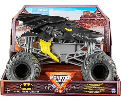 Monster Jam, Camión Oficial De Batman Monster, Vehículo De F