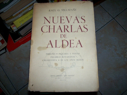 Nuevas Charlas De Aldea Por Villafañe (Usado)