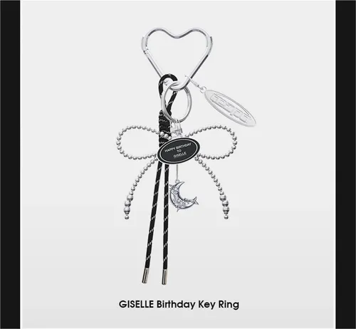 Kit Com 3 Pcs Merch Kpop Aespa Giselle Birthday Fanmade Prata/roxo