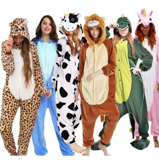 Pijama Kigurumi Leon Tigre Dino Vtt Envío gratis