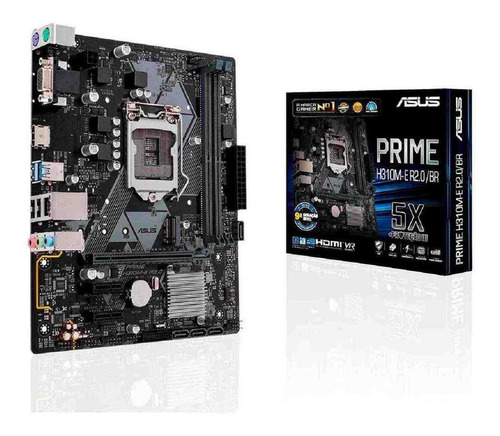 Placa-mãe Asus Prime H310m-e R2.0/br Intel Lga1151 Matx Ddr4