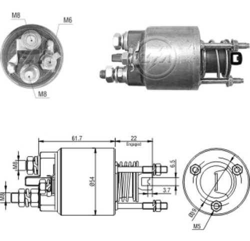 Solenoide Fiat Bravo Palio Marea Marelli