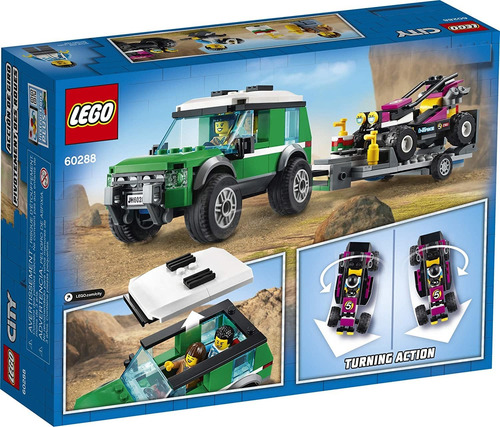 Lego City Race Buggy Transportador 60288 Kit De Construcción