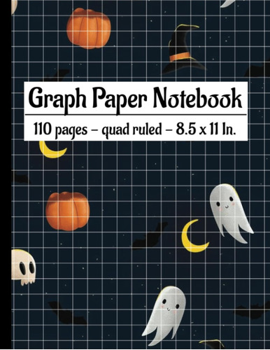 Libro: Graph Paper Notebook: Halloween