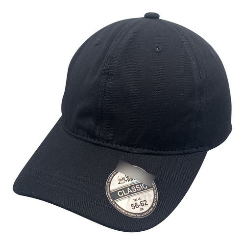 Gorras Clásicas De Gabardina 100% Algodón Visera Curva Cierre Ajustable Unisex