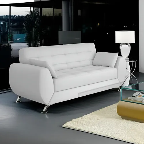 Sofás 3 Lugares Larissa Corino Branco