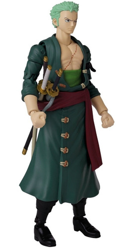 Imagen 4 de 5 de Roronoa Zoro Anime Heroes One Piece Figura 6.5 Bandai
