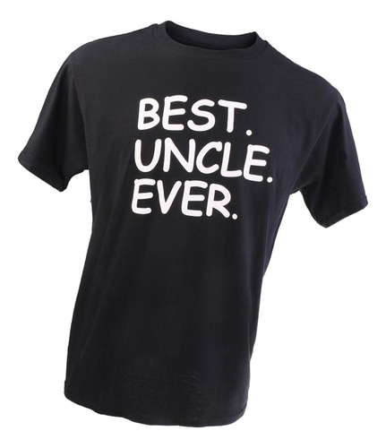 Camiseta De Letras Con Uncle Ever De Hombres De L