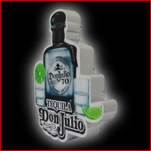 Anuncio Luminoso Caja De Luz Tequila Don Julio - 45cm