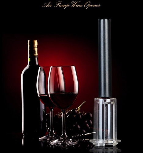 Imagen 6 de 6 de Sacacorchos - Destapador Neumático Para Vinos - Ideal Regalo