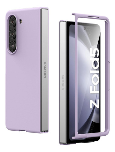 Funda Para Samsung Galaxy Z Fold 5g Color Lila Cresee 