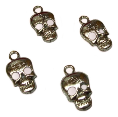 Dije Calavera De Metal Armado De Bijouteria X25