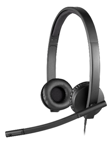 Audifono Headset Usb Wired Cancelación Stereo Logitech H570e