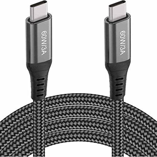 Cable Usb-c A Usb-c 30ft 60w, Largo Extra Usb Tipo-c A