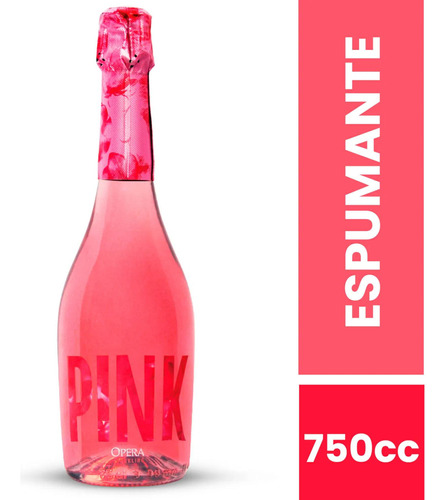 Espumante Marmoleado Opera Prime Pink Botella 750cc