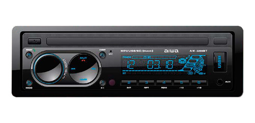 Radio Auto Aiwa Aw-3298bt Desmontable Bluetooth Usb Amv
