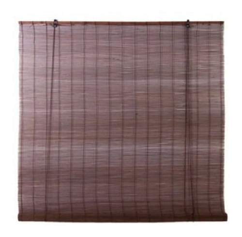 Persiana Enrollable 80x165 Cm Bambú Wengue