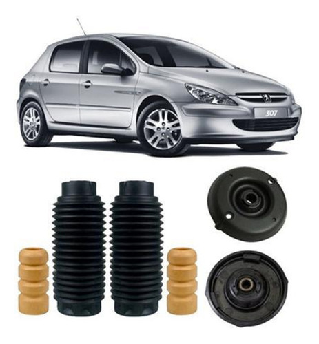 Kit Coifa Batente Coxim Amortecedor Dian Peugeot 307 02/12