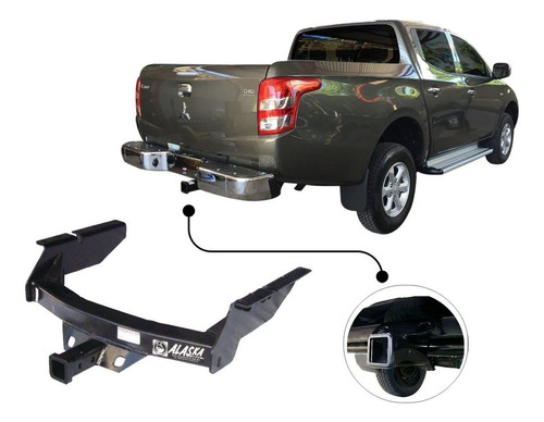 Tirón De Enganche Chevrolet Colorado 2013-2015 Negro