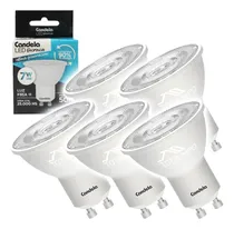 Comprar 5 Lámparas Led Dicroicas 7w (50w) Luz Fría Candela 6813