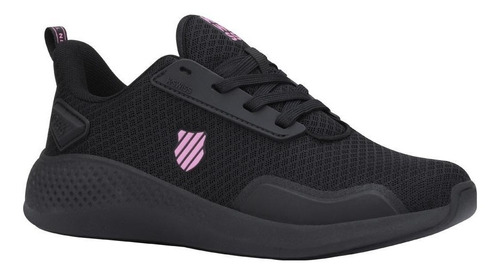 Tenis K-swiss Force V Negro - Rosa Dama - 8f411-001