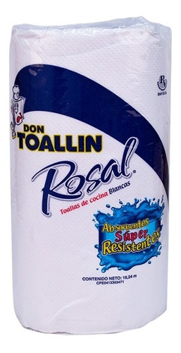 Toallin De Cocina Rosal (24 Rollos X 16,24 M) 80 H.