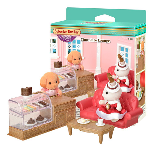 Juguetes Muñecos Sylvanian Salon De Chocolate 6016 Sy