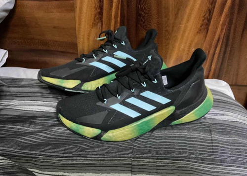 adidas X9000l4 Verde Con Negro Y Azul