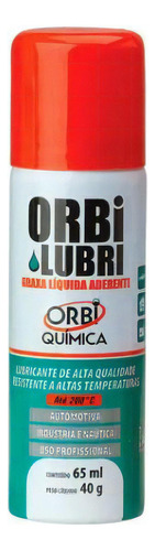 Graxa Liquida Aderente Spray Orbi Lubri 65ml/40g