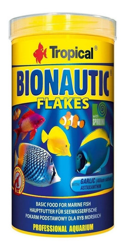 Ração Peixes Marinhos Tropical Bionautic Flakes 50g