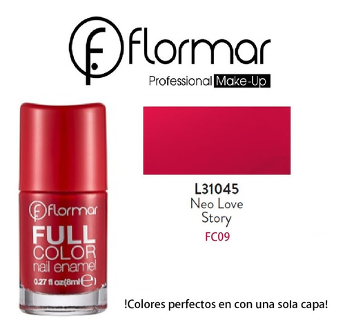 Stanhome Flormar Full Color Nail Enamel Esmalte Para Uña 8 M