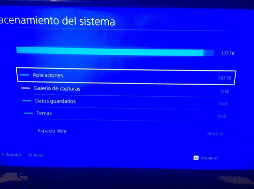 Ps4 2 Tb + Hack + Juegos Digitales Hen (Usado)
